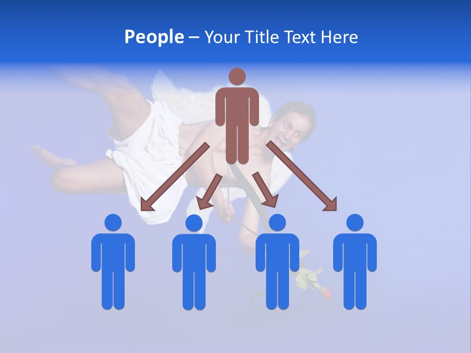 Cartoon Heaven Romance PowerPoint Template