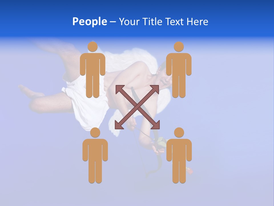 Cartoon Heaven Romance PowerPoint Template