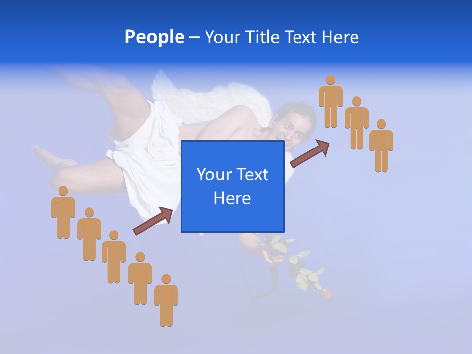 Cartoon Heaven Romance PowerPoint Template