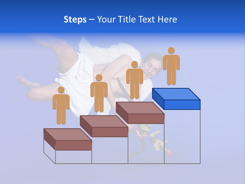 Cartoon Heaven Romance PowerPoint Template