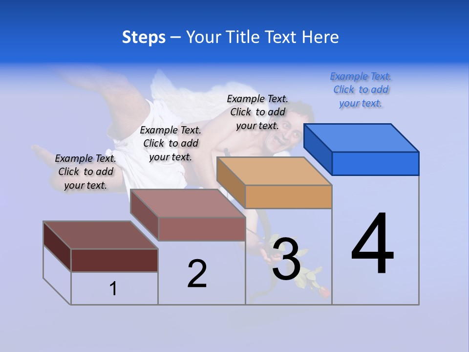 Cartoon Heaven Romance PowerPoint Template