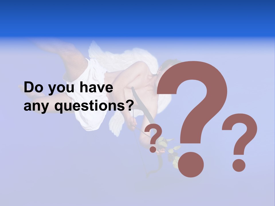 Cartoon Heaven Romance PowerPoint Template