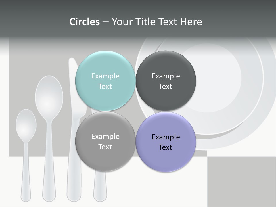 Utensil Fork Food PowerPoint Template