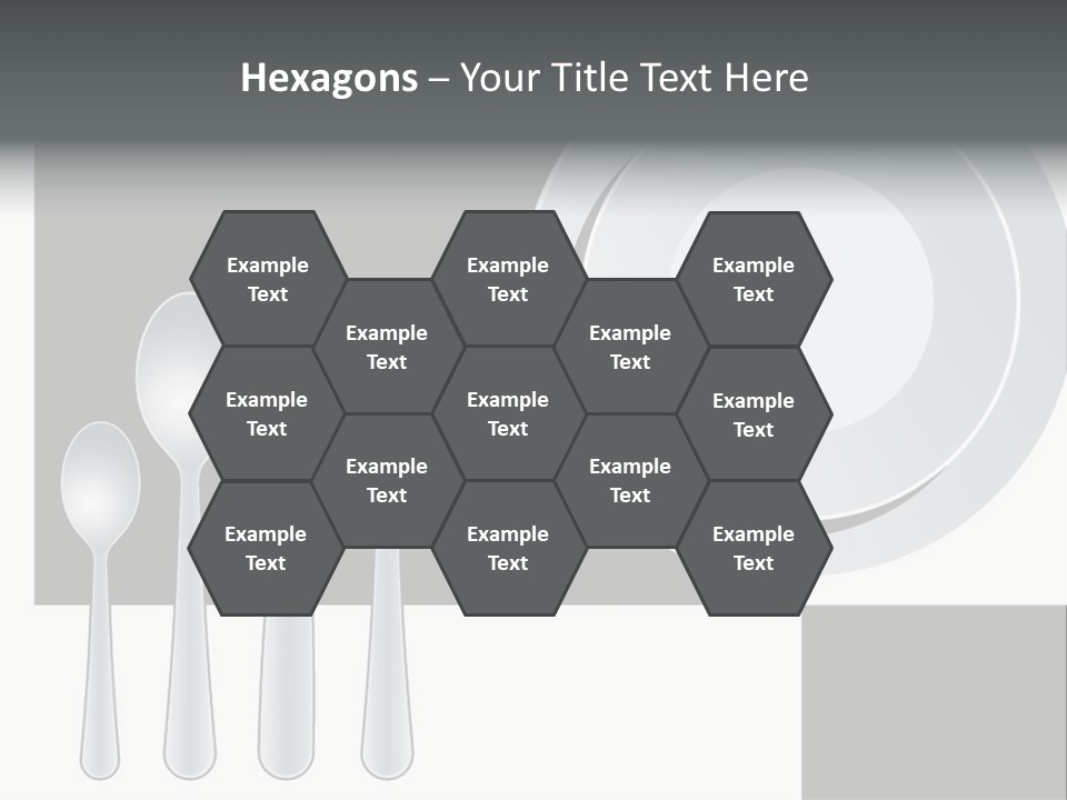 Utensil Fork Food PowerPoint Template
