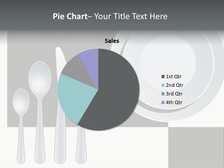 Utensil Fork Food PowerPoint Template