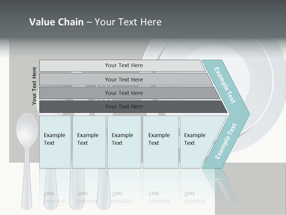Utensil Fork Food PowerPoint Template