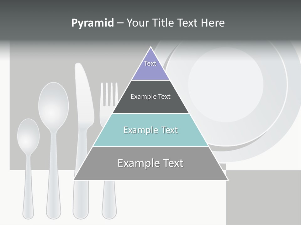 Utensil Fork Food PowerPoint Template
