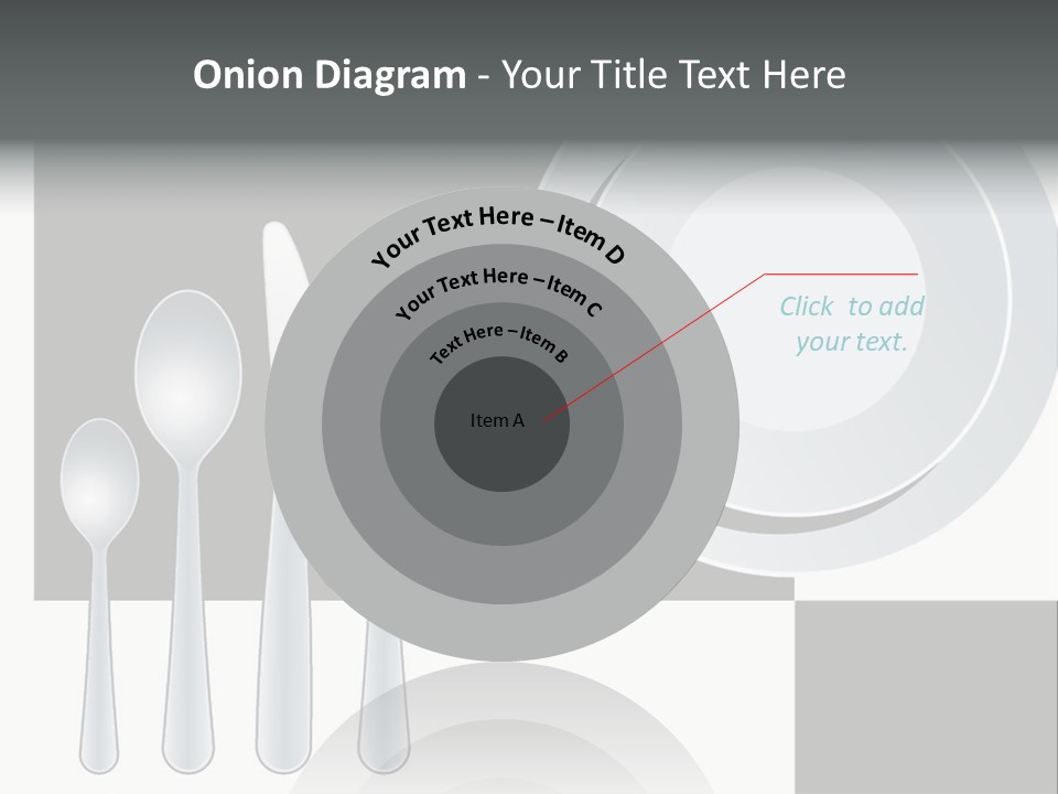 Utensil Fork Food PowerPoint Template