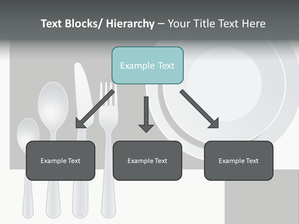 Utensil Fork Food PowerPoint Template