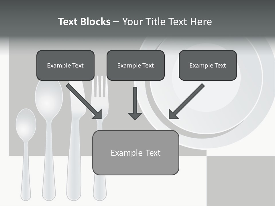 Utensil Fork Food PowerPoint Template