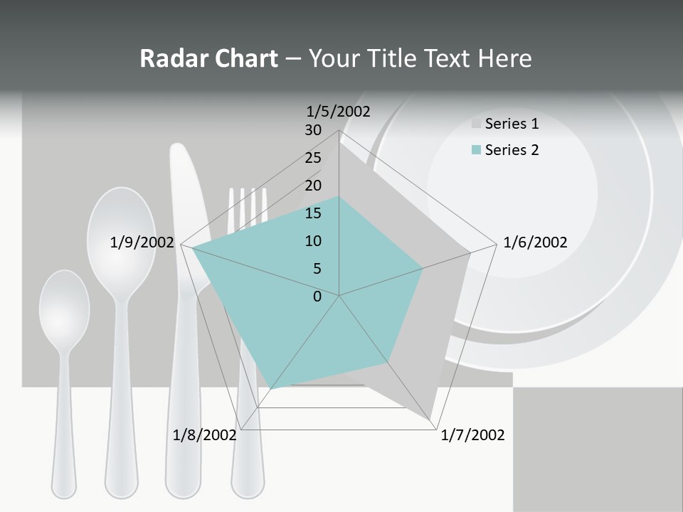 Utensil Fork Food PowerPoint Template