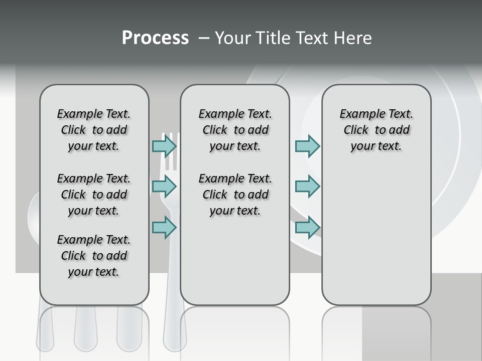 Utensil Fork Food PowerPoint Template