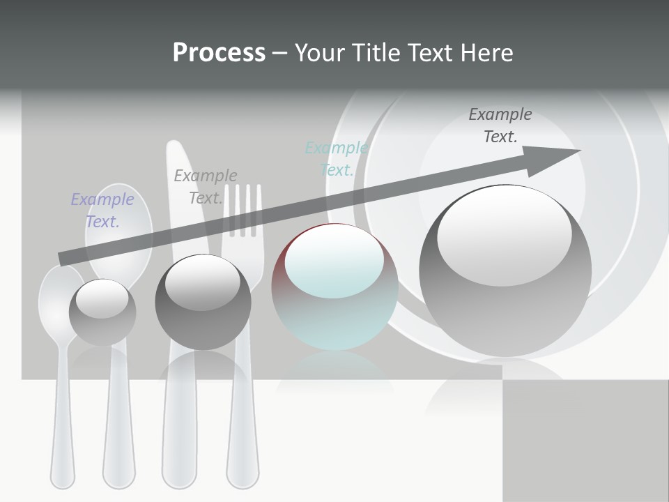 Utensil Fork Food PowerPoint Template