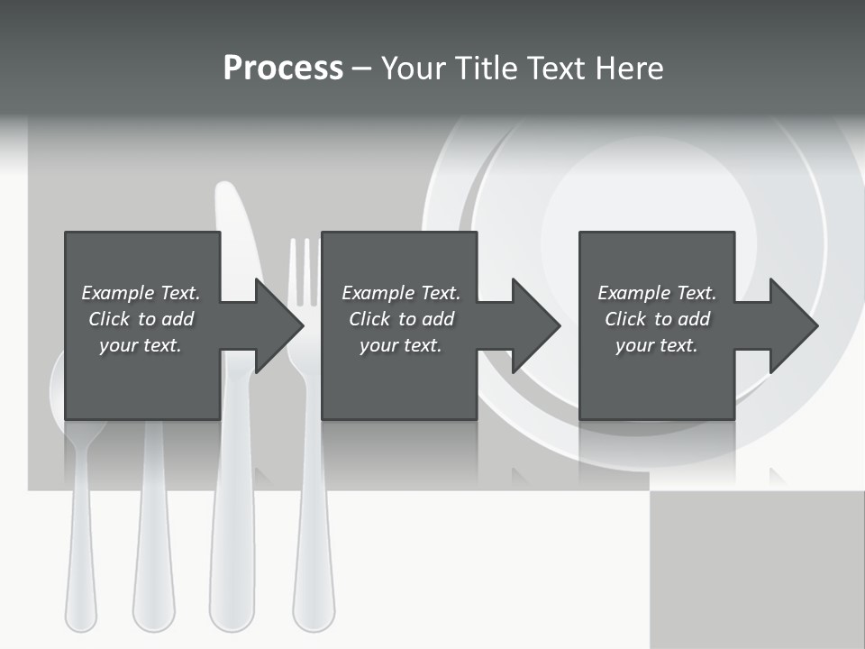 Utensil Fork Food PowerPoint Template