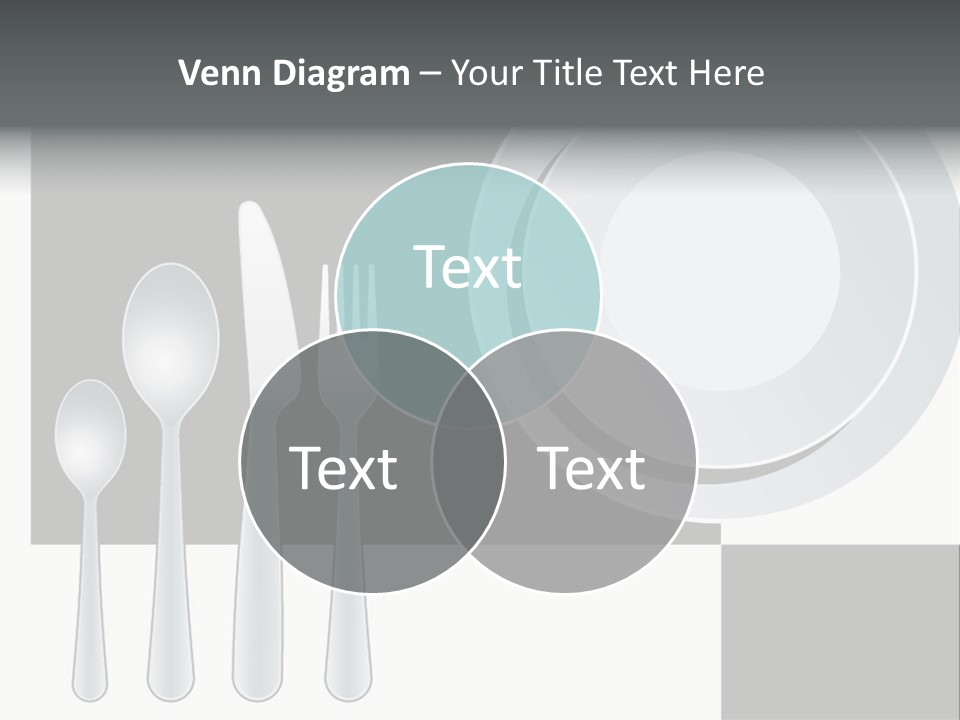 Utensil Fork Food PowerPoint Template