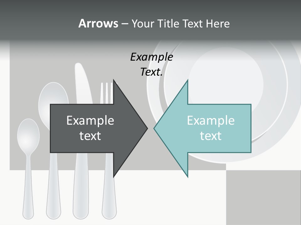 Utensil Fork Food PowerPoint Template