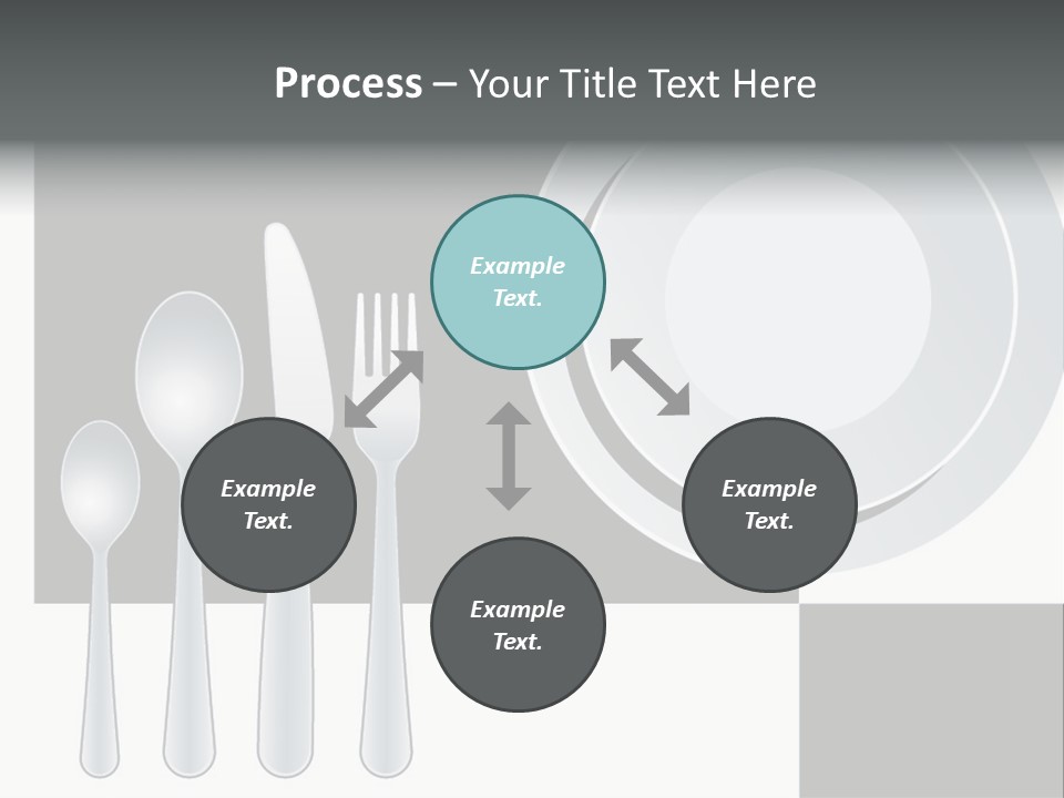 Utensil Fork Food PowerPoint Template