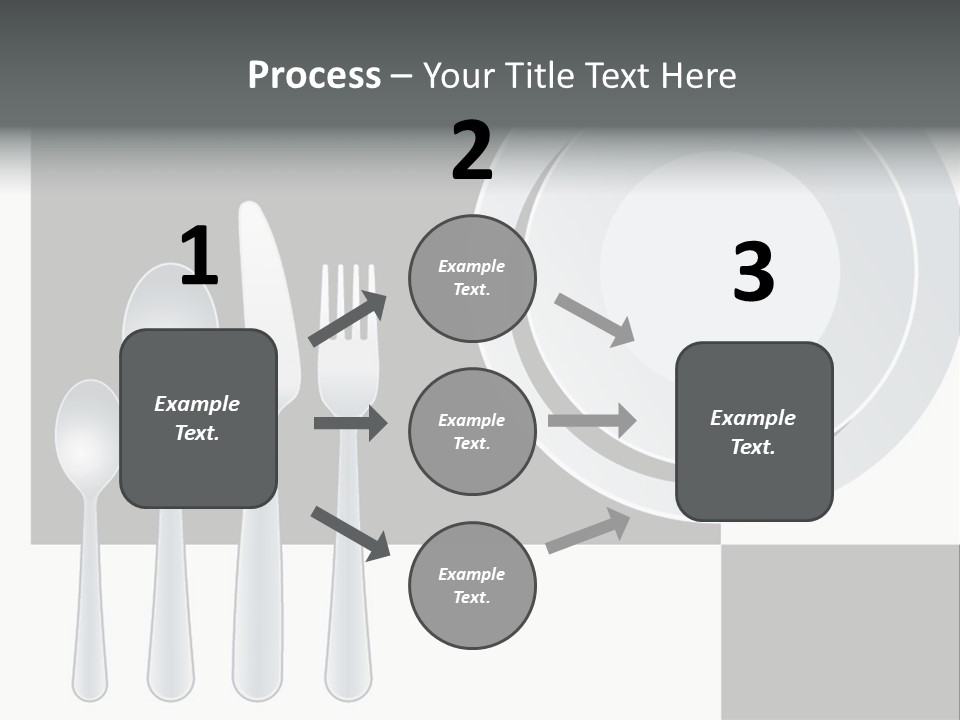 Utensil Fork Food PowerPoint Template