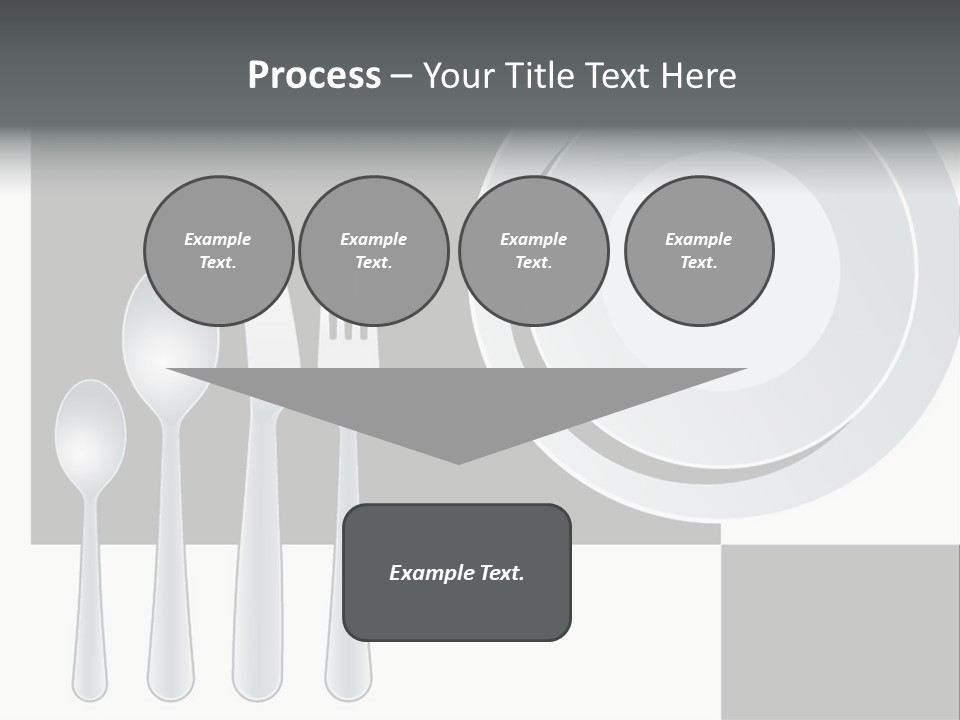 Utensil Fork Food PowerPoint Template