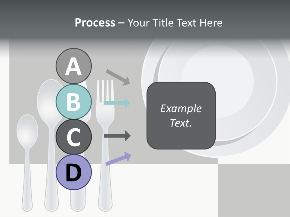 Utensil Fork Food PowerPoint Template