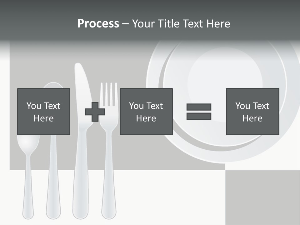 Utensil Fork Food PowerPoint Template