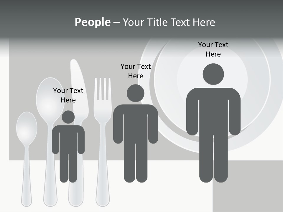 Utensil Fork Food PowerPoint Template
