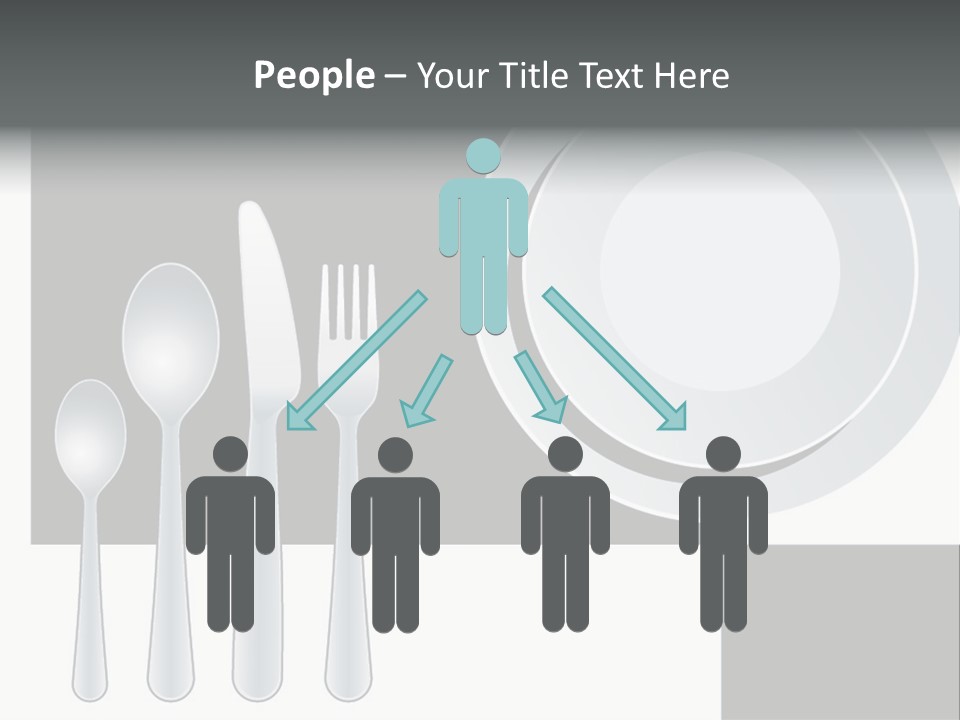Utensil Fork Food PowerPoint Template