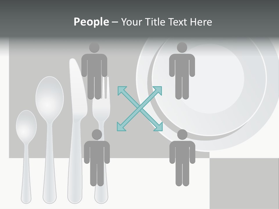 Utensil Fork Food PowerPoint Template