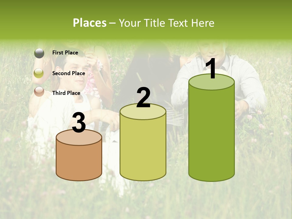 Meadow Smile Friends PowerPoint Template