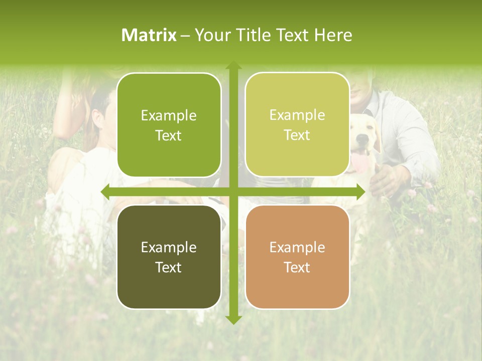 Meadow Smile Friends PowerPoint Template