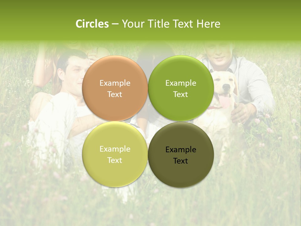 Meadow Smile Friends PowerPoint Template