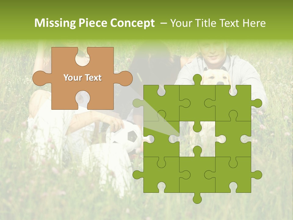 Meadow Smile Friends PowerPoint Template