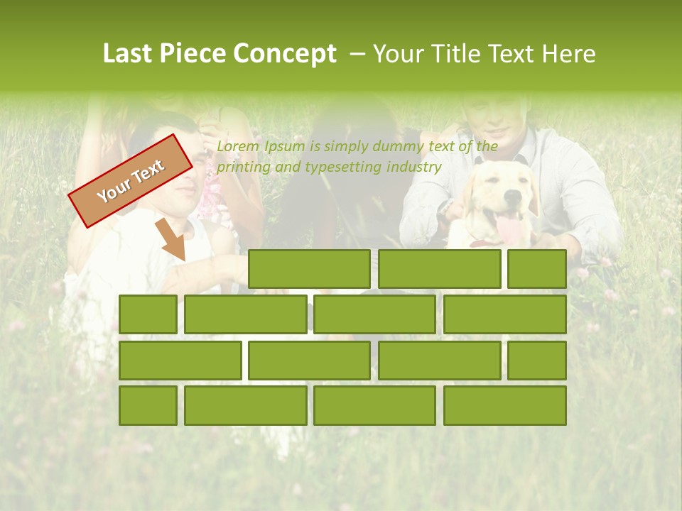 Meadow Smile Friends PowerPoint Template