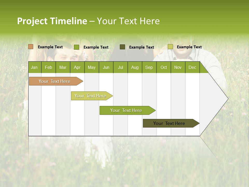 Meadow Smile Friends PowerPoint Template