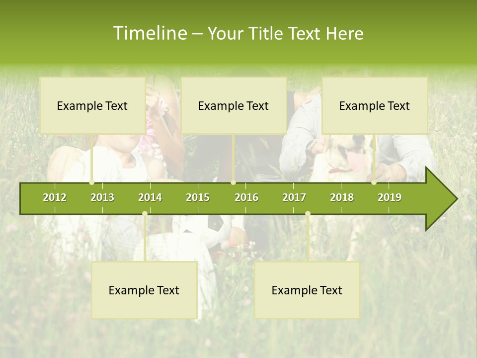 Meadow Smile Friends PowerPoint Template