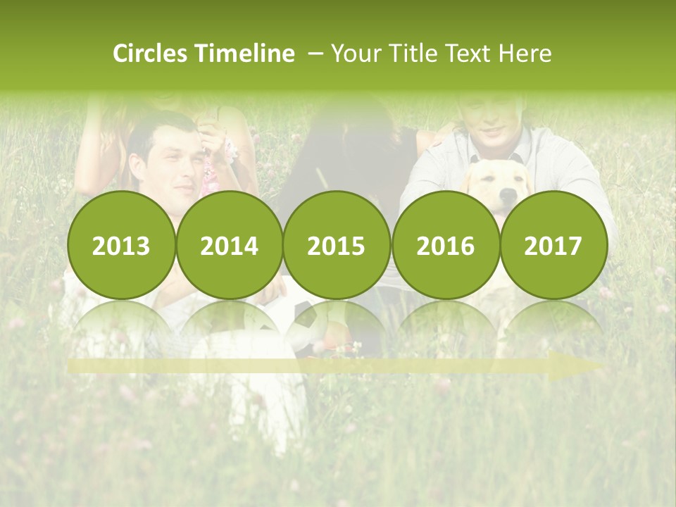 Meadow Smile Friends PowerPoint Template