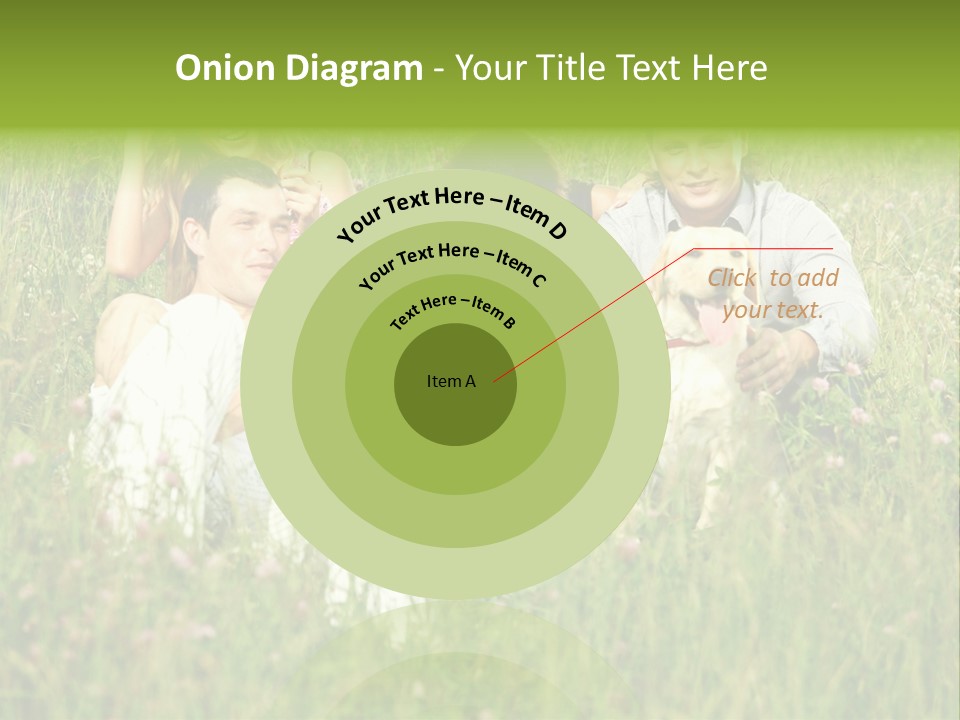 Meadow Smile Friends PowerPoint Template