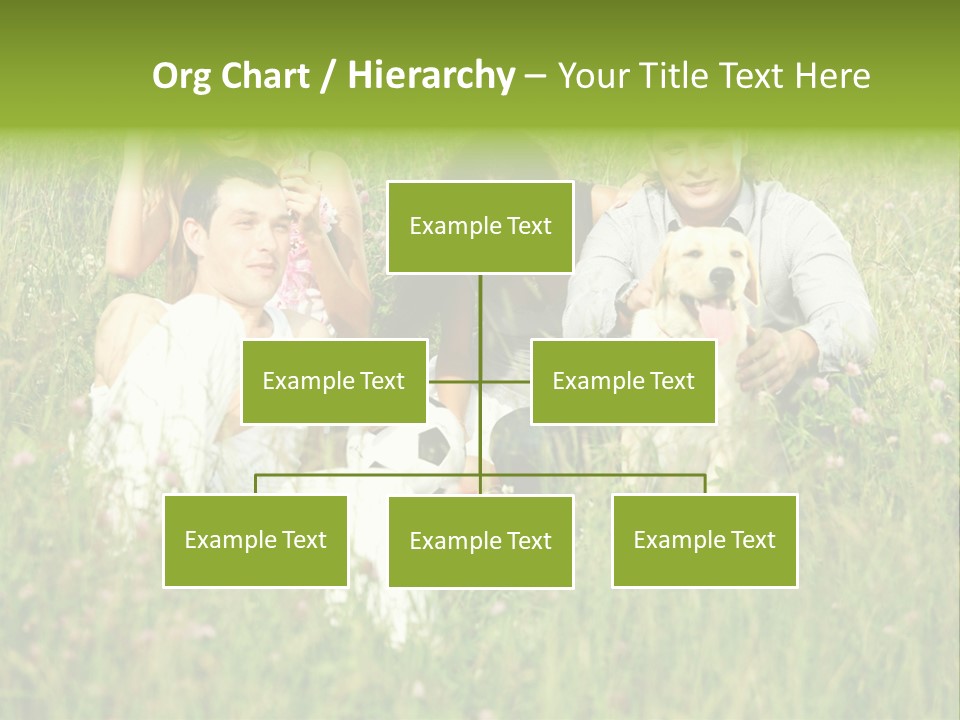 Meadow Smile Friends PowerPoint Template