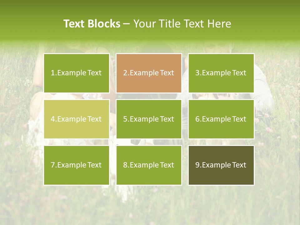Meadow Smile Friends PowerPoint Template