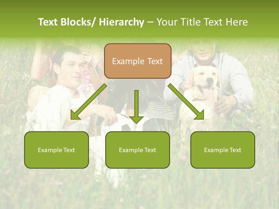 Meadow Smile Friends PowerPoint Template