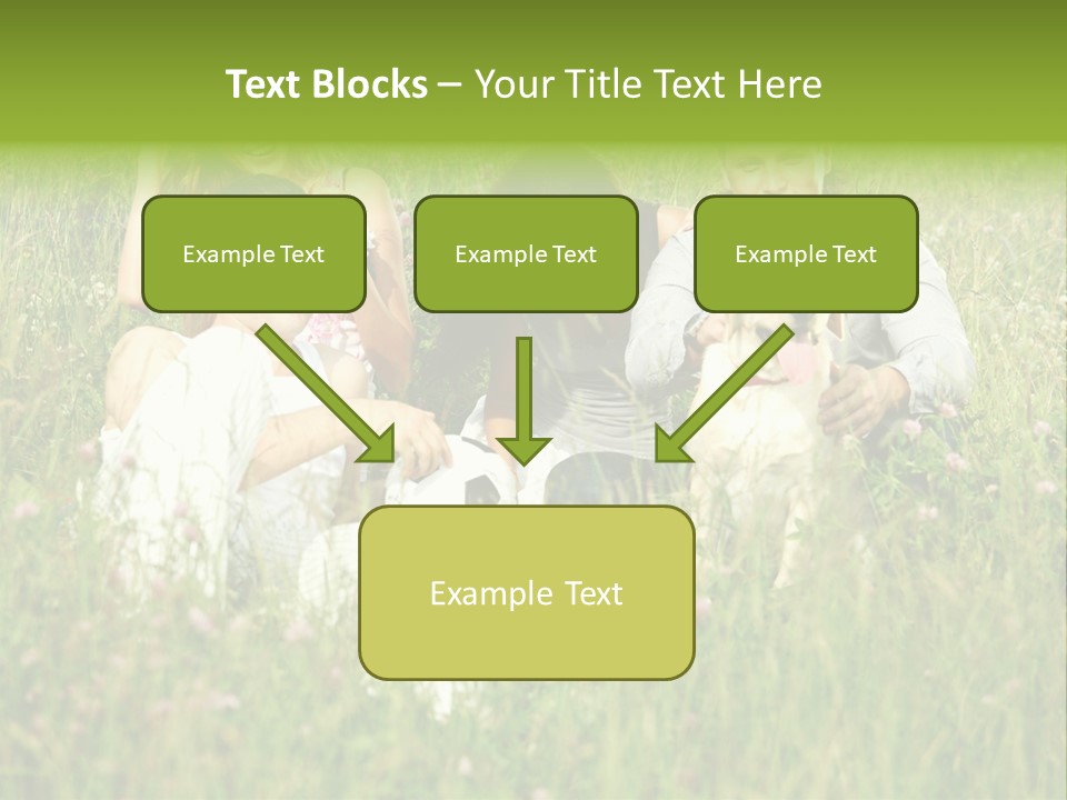 Meadow Smile Friends PowerPoint Template