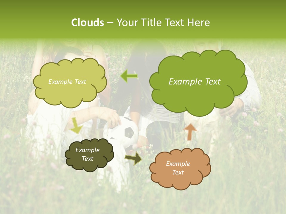 Meadow Smile Friends PowerPoint Template