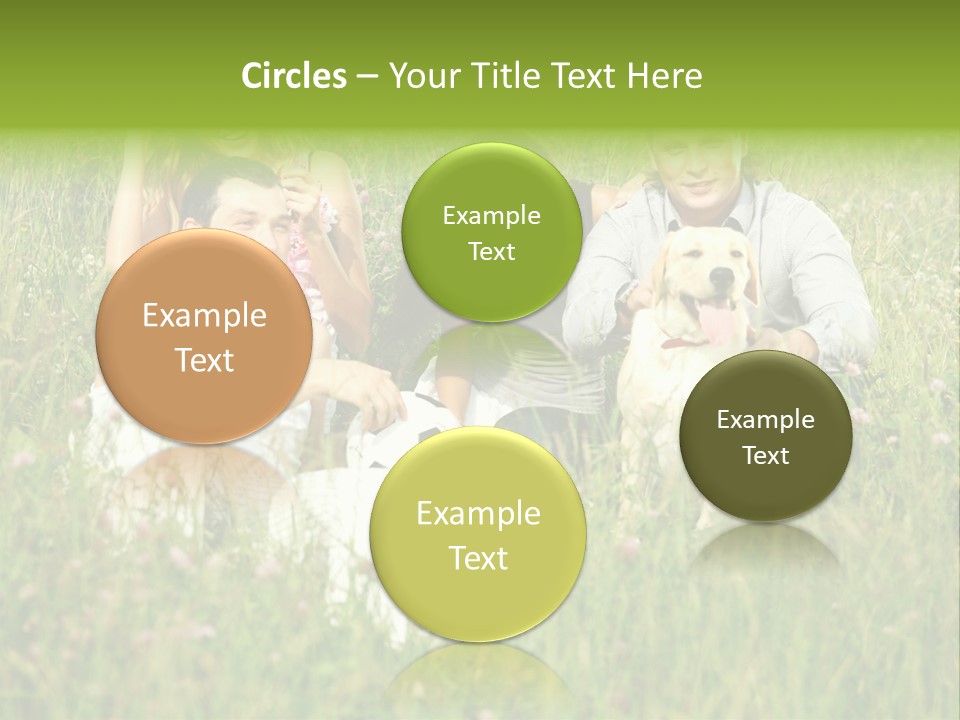 Meadow Smile Friends PowerPoint Template