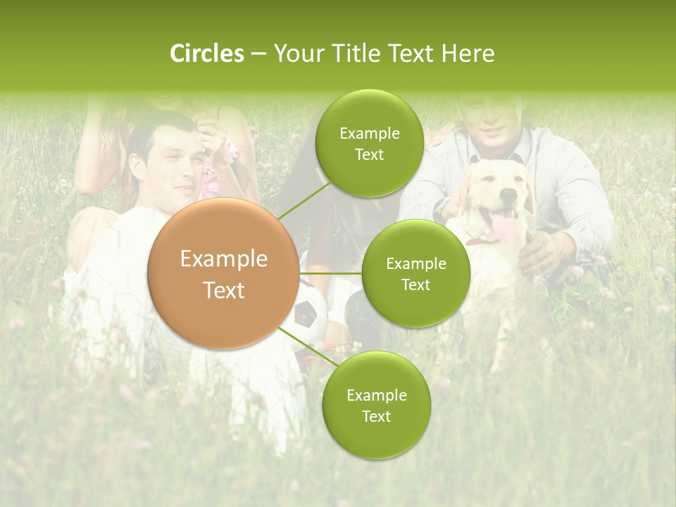 Meadow Smile Friends PowerPoint Template