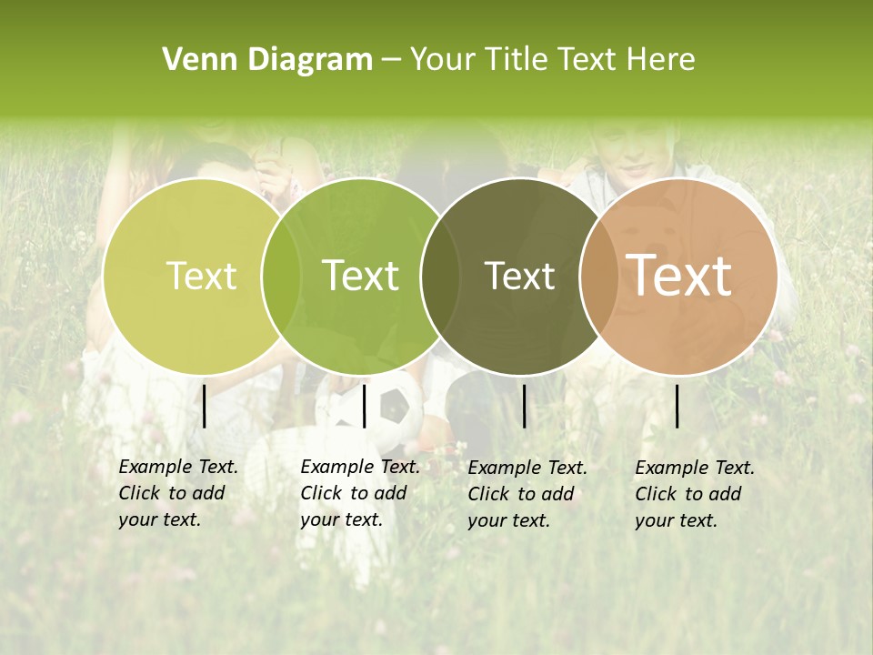 Meadow Smile Friends PowerPoint Template