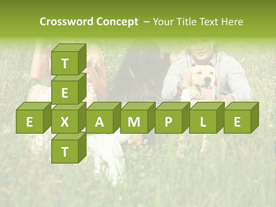 Meadow Smile Friends PowerPoint Template