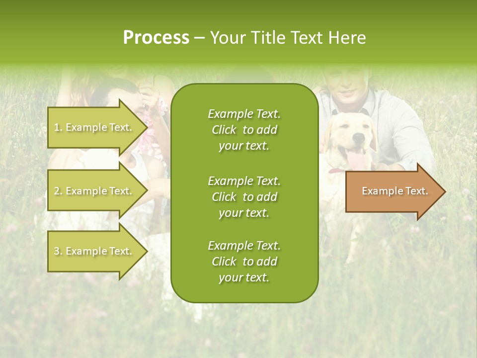Meadow Smile Friends PowerPoint Template