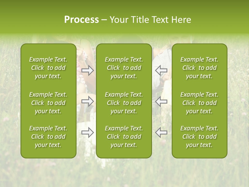 Meadow Smile Friends PowerPoint Template