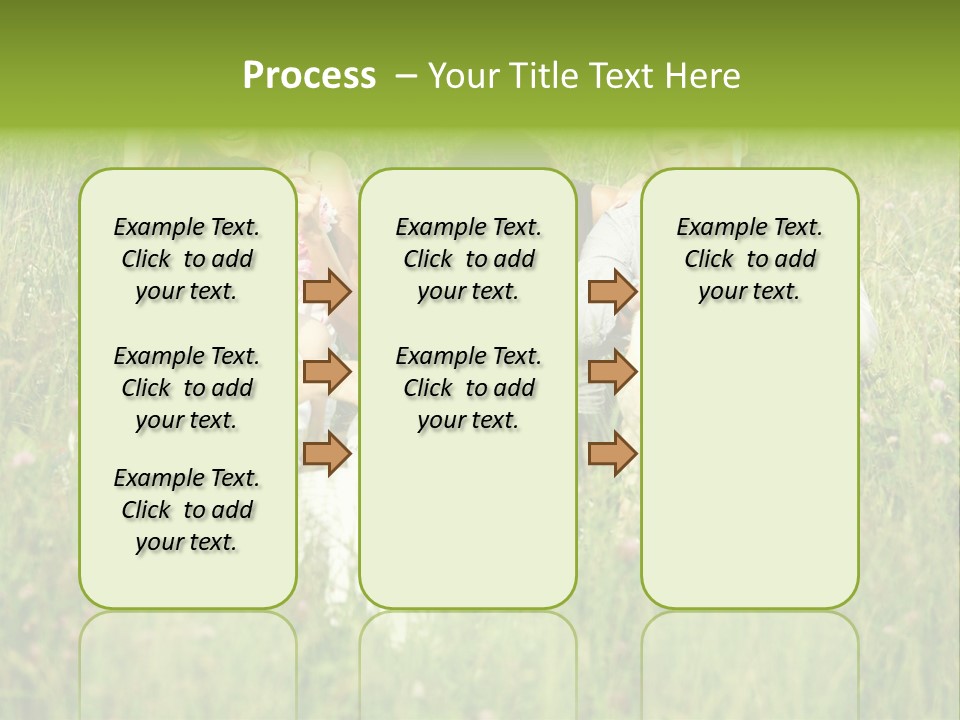 Meadow Smile Friends PowerPoint Template