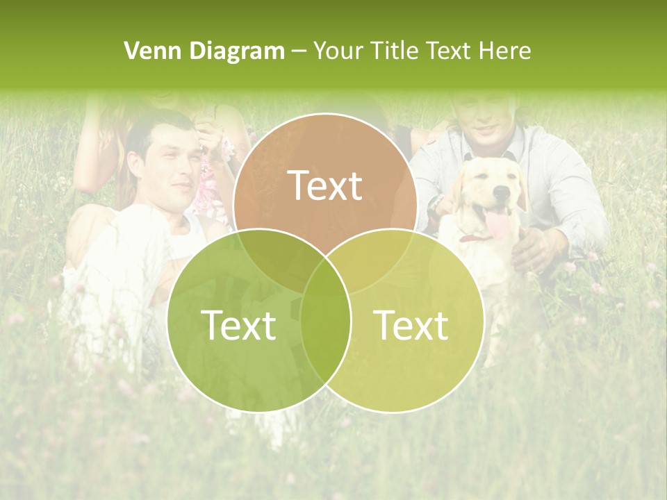 Meadow Smile Friends PowerPoint Template